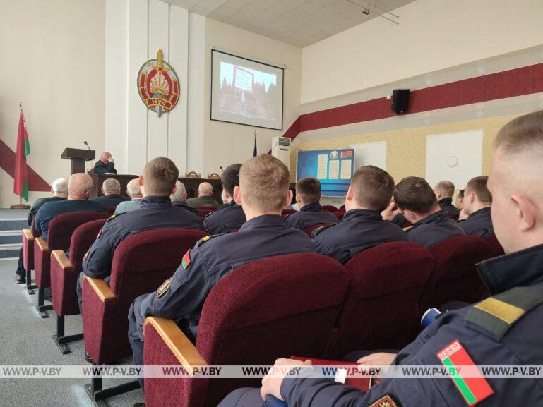 В Пинском ГОВД встретились с ветеранами-ликвидаторами последствий аварии на ЧАЭС