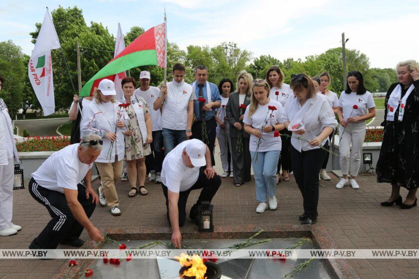 Акция «Эстафета Памяти» прошла в Пинске