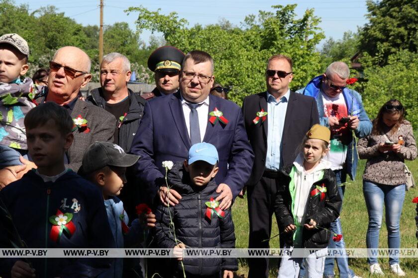 В День Победы в Пинском районе прошел масштабный автопробег