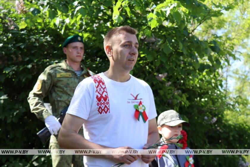 В День Победы в Пинском районе прошел масштабный автопробег