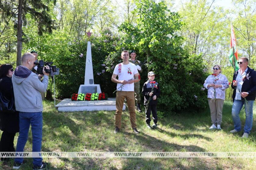 В День Победы в Пинском районе прошел масштабный автопробег