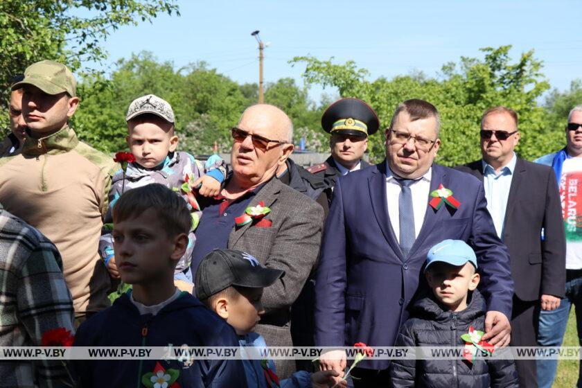 В День Победы в Пинском районе прошел масштабный автопробег