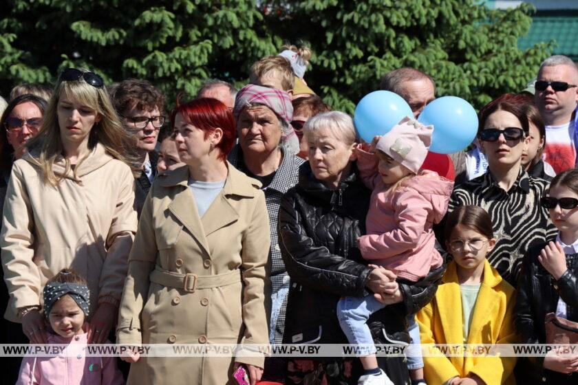 В День Победы в Пинском районе прошел масштабный автопробег