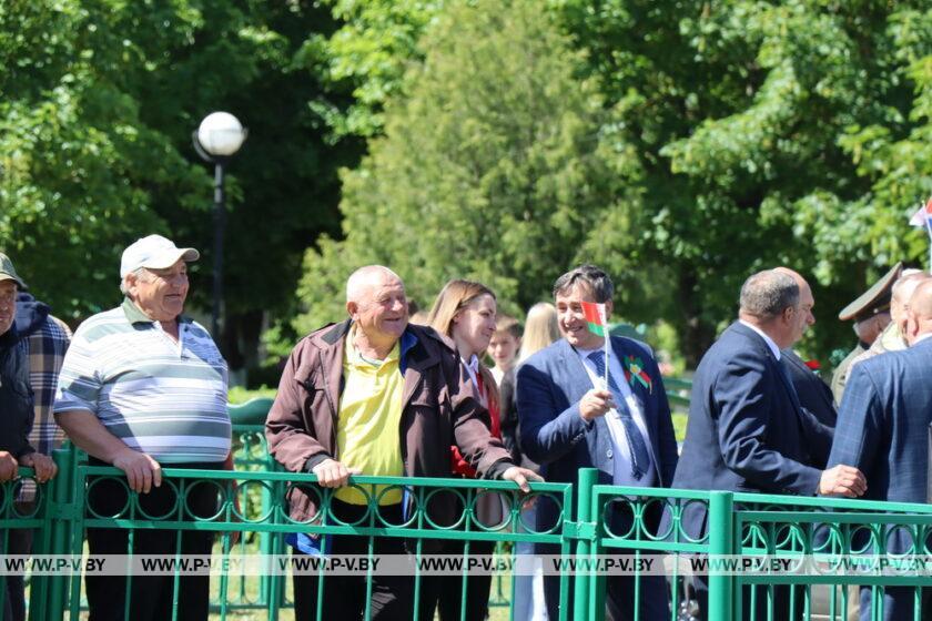 В День Победы в Пинском районе прошел масштабный автопробег