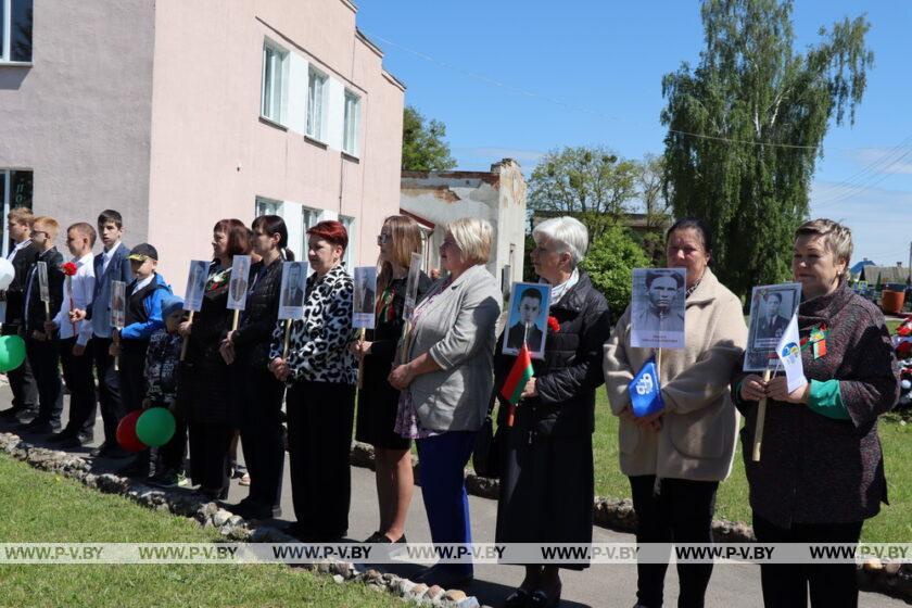 В День Победы в Пинском районе прошел масштабный автопробег