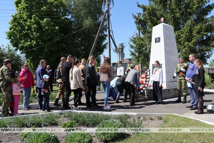 В День Победы в Пинском районе прошел масштабный автопробег
