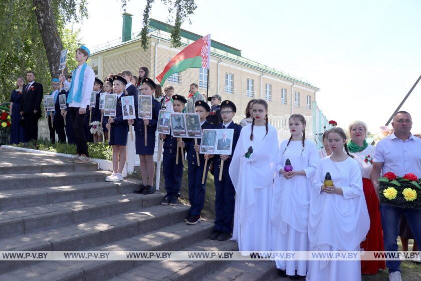 В День Победы в Пинском районе прошел масштабный автопробег