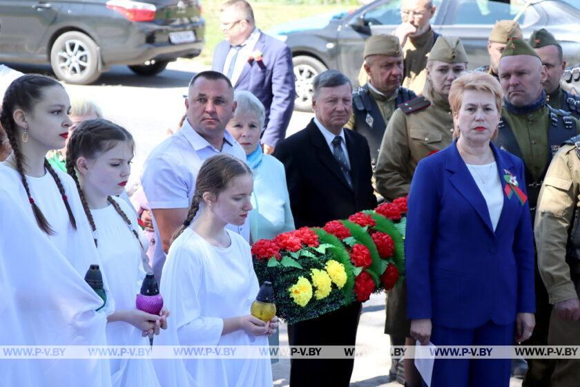 В День Победы в Пинском районе прошел масштабный автопробег