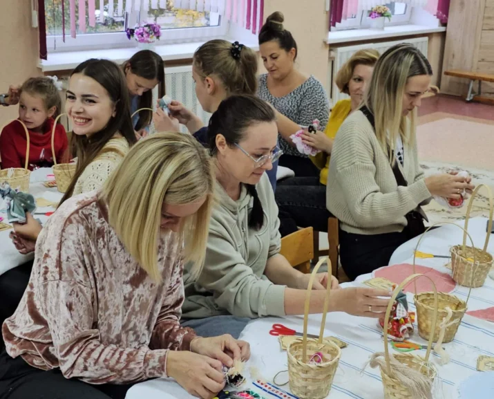 Мастер-класс для мам провели в Пинковичском детском саду
