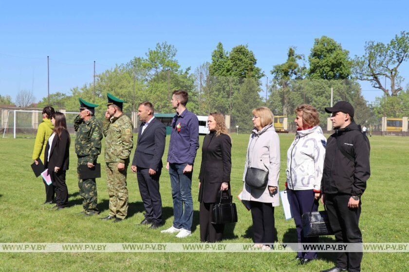 В Логишине на стадионе ППО ОАО «Пинскрайагросервис» состоялся районный этап военно-патриотической игры «Орленок-2024».