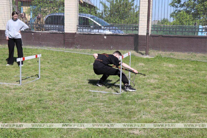 В Логишине на стадионе ППО ОАО «Пинскрайагросервис» состоялся районный этап военно-патриотической игры «Орленок-2024».