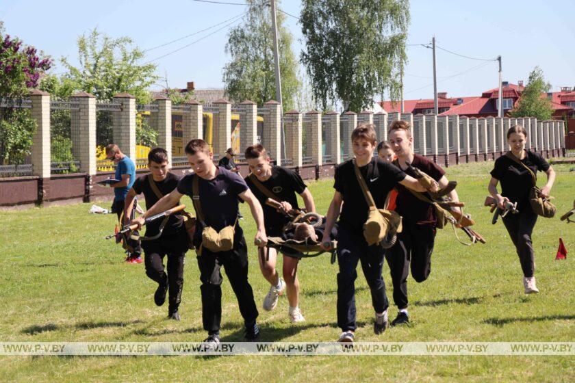 В Логишине на стадионе ППО ОАО «Пинскрайагросервис» состоялся районный этап военно-патриотической игры «Орленок-2024».