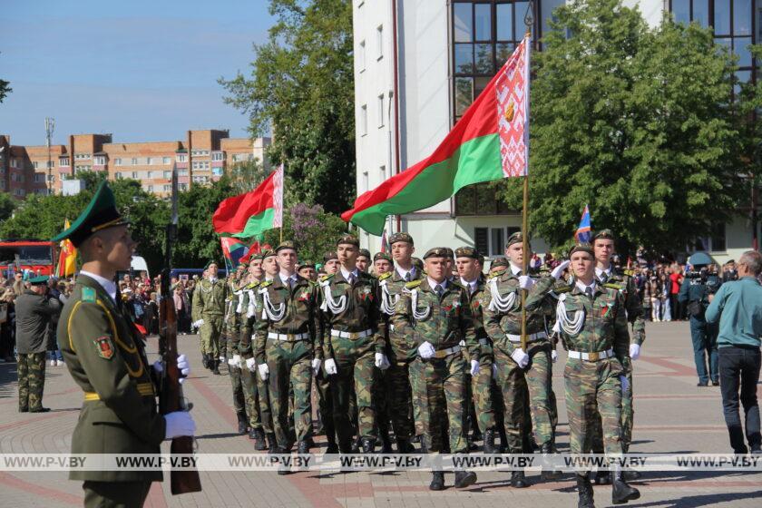 В Пинске, как и по всей Беларуси, отмечают День Победы