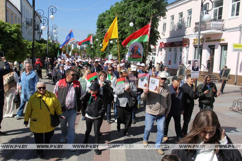 В Пинске, как и по всей Беларуси, отмечают День Победы