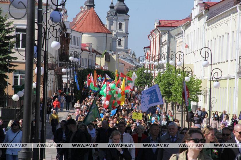 В Пинске, как и по всей Беларуси, отмечают День Победы