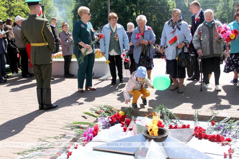 В Пинске, как и по всей Беларуси, отмечают День Победы