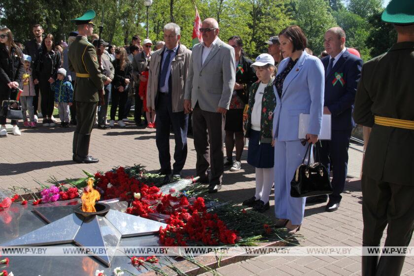 В Пинске, как и по всей Беларуси, отмечают День Победы