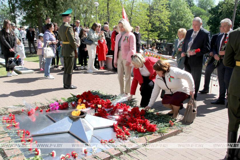 В Пинске, как и по всей Беларуси, отмечают День Победы