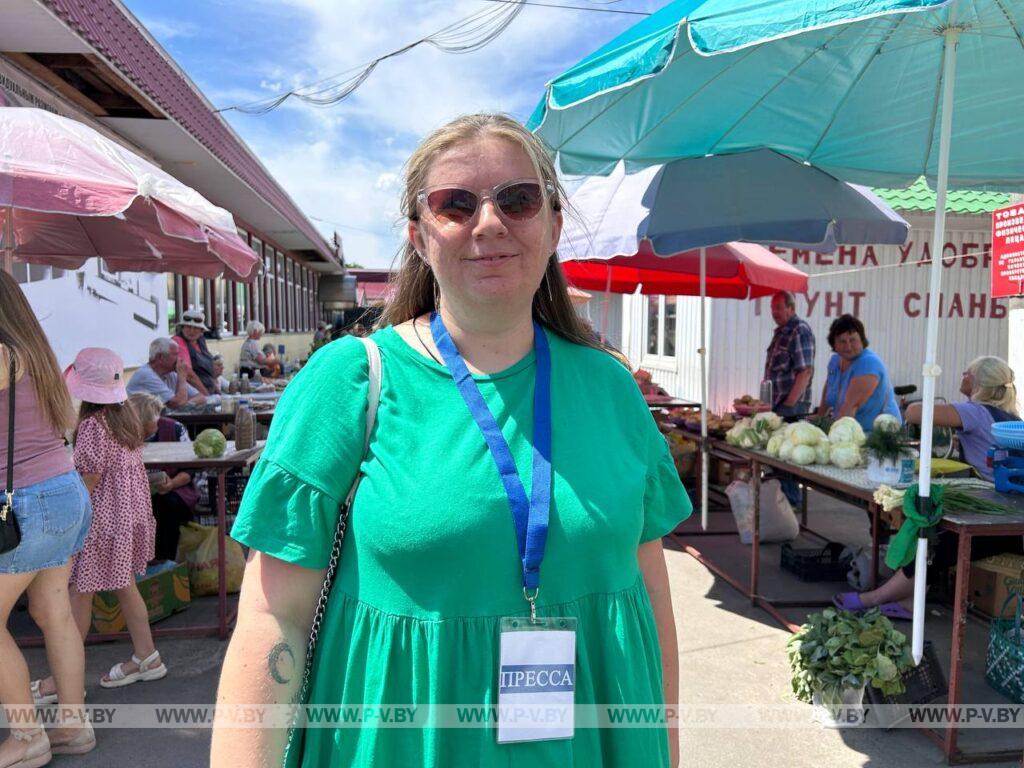 Клубника подешевела, появилаись черешня, малина. Что по чём на рынке в Пинске, узнала корреспондент ПВ