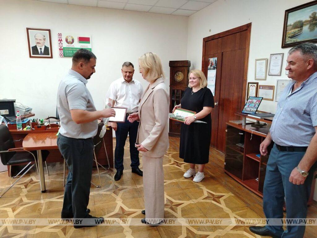 Пинский районный профсоюз работников АПК выразил признательность мелиораторам