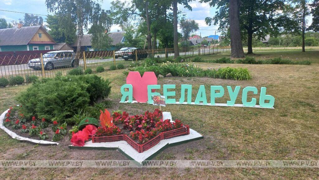 В Пинском районе выбрали лучшие клумбы. Где на них посмотреть?