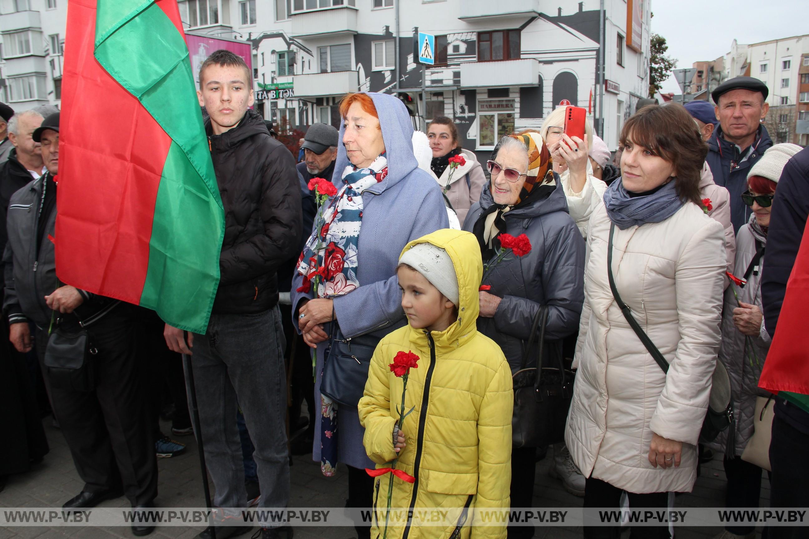 В Пинске открыт новый памятник жертвам нацизма
