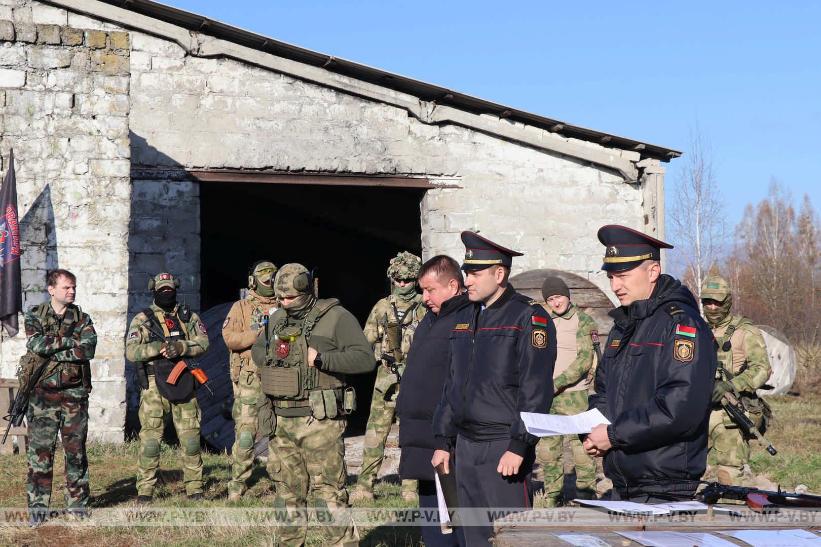 Учебный сбор по подготовке народного ополчения прошел в Пинском районе