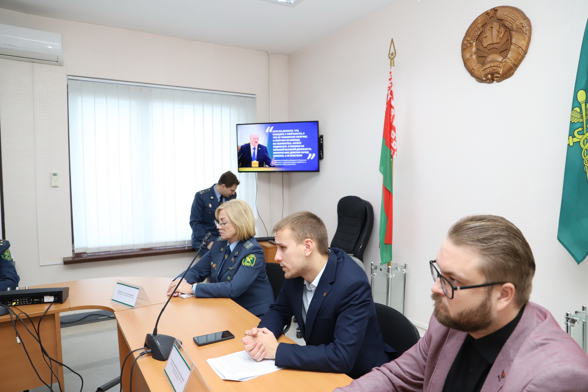 Передача выставке «ПЕРВЫЙ в #1регионе» уникального кадра посещения Президентом белорусско-польского участка границы