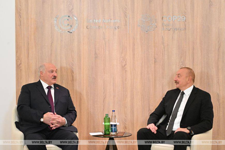 Лукашенко и Алиев провели в Баку переговоры