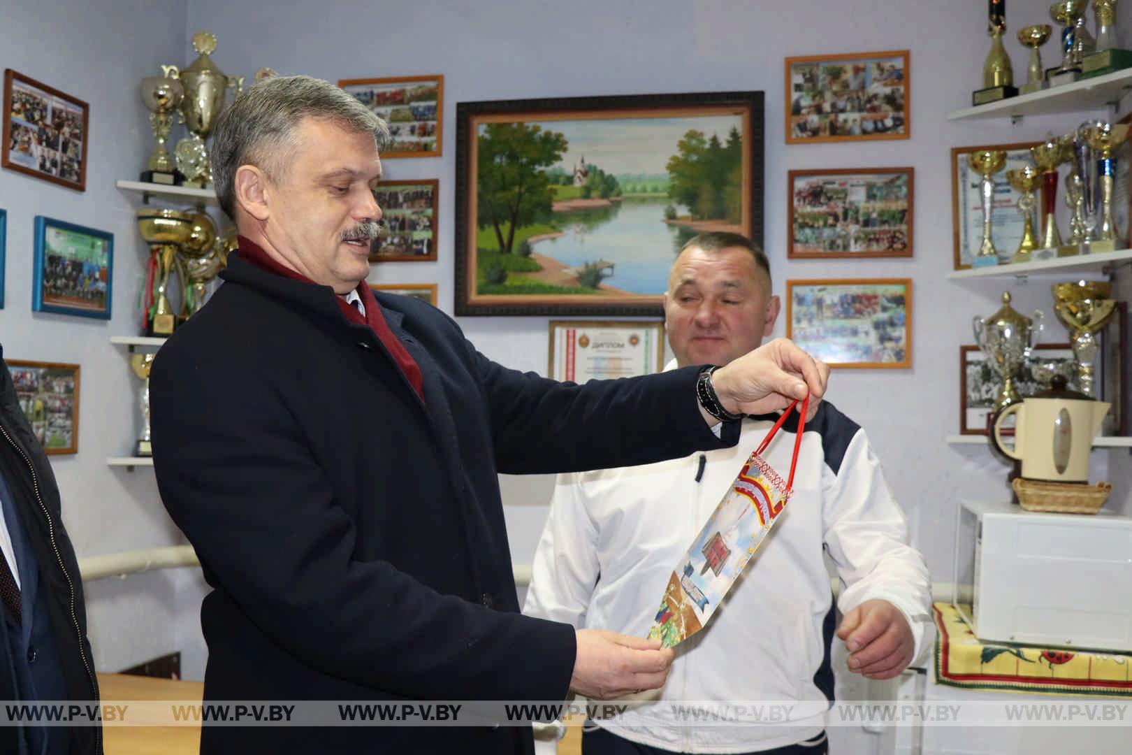 Пинский район посетил Министр спорта и туризма Сергей КОВАЛЬЧУК