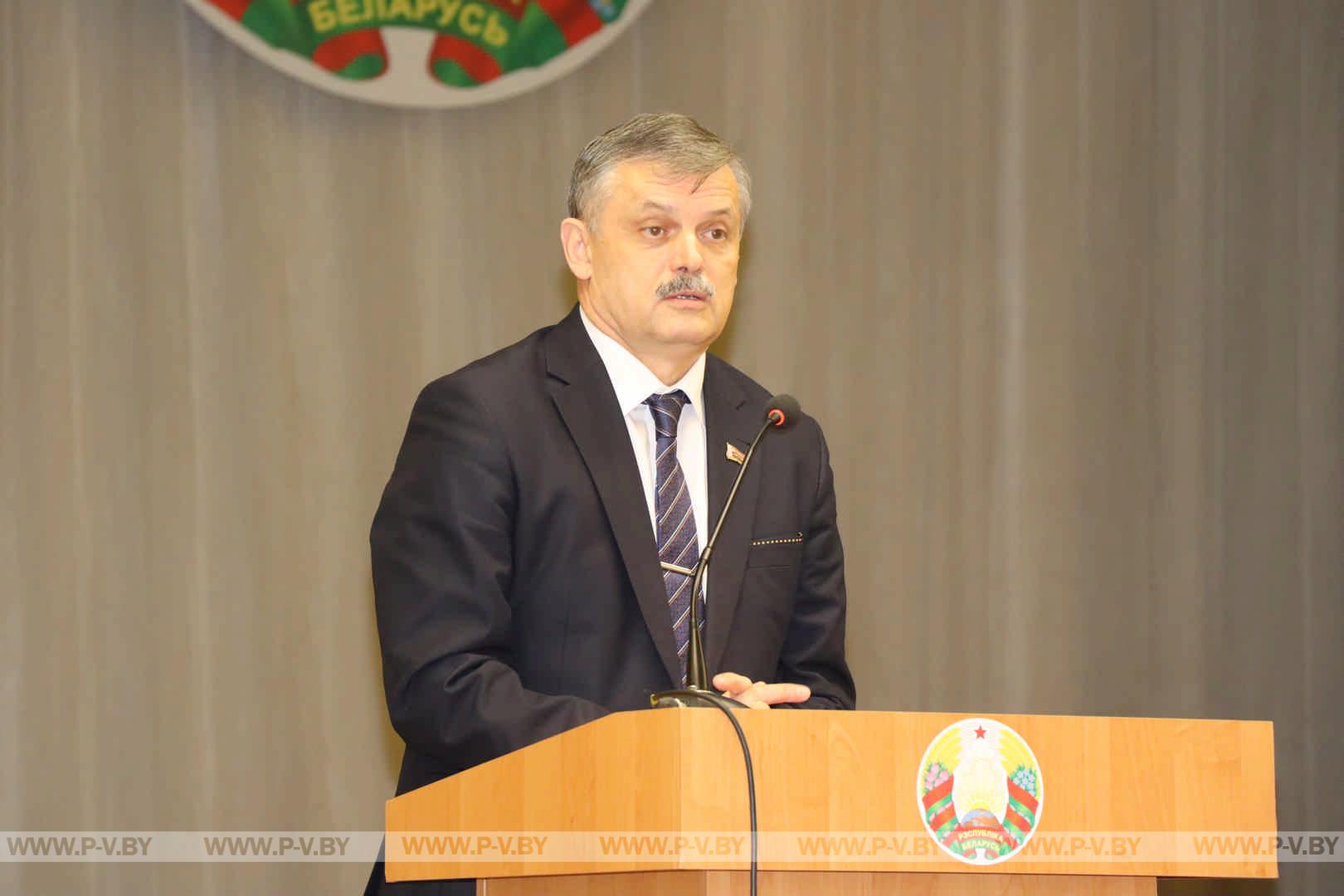 Пинский район посетил Министр спорта и туризма Сергей КОВАЛЬЧУК