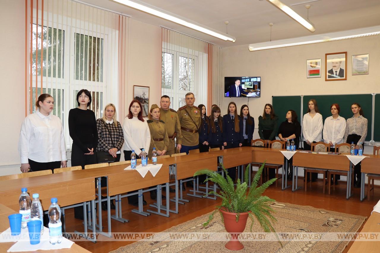 В Пинском районе почтили память трагически погибшего 80 лет назад прокурора Виктора Морозова