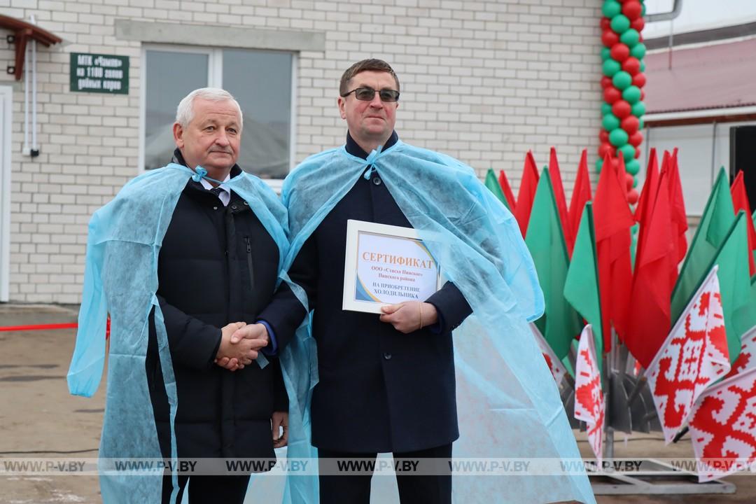 В Пинском районе открыли новый молочно-товарный комплекс ООО «Стисхо-Пинское»