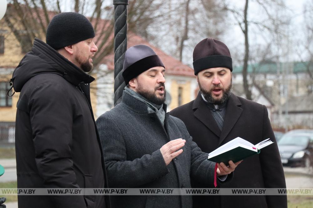 Пинские пограничники приняли международную Эстафету Победы