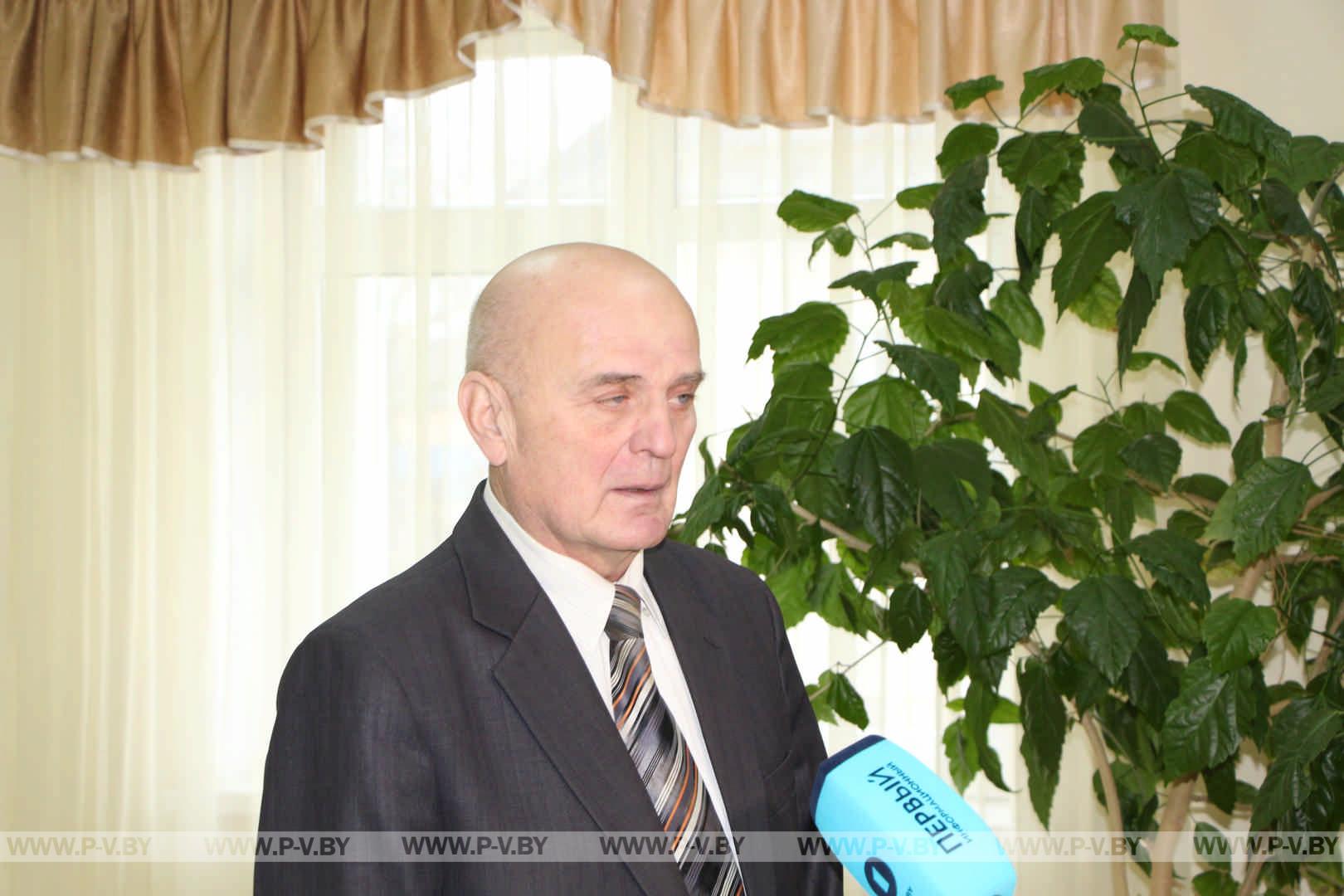 Юбілей Васіля Маісеевіча Гарошкі супаў з 85-годдзем утварэння Пінскага раёна