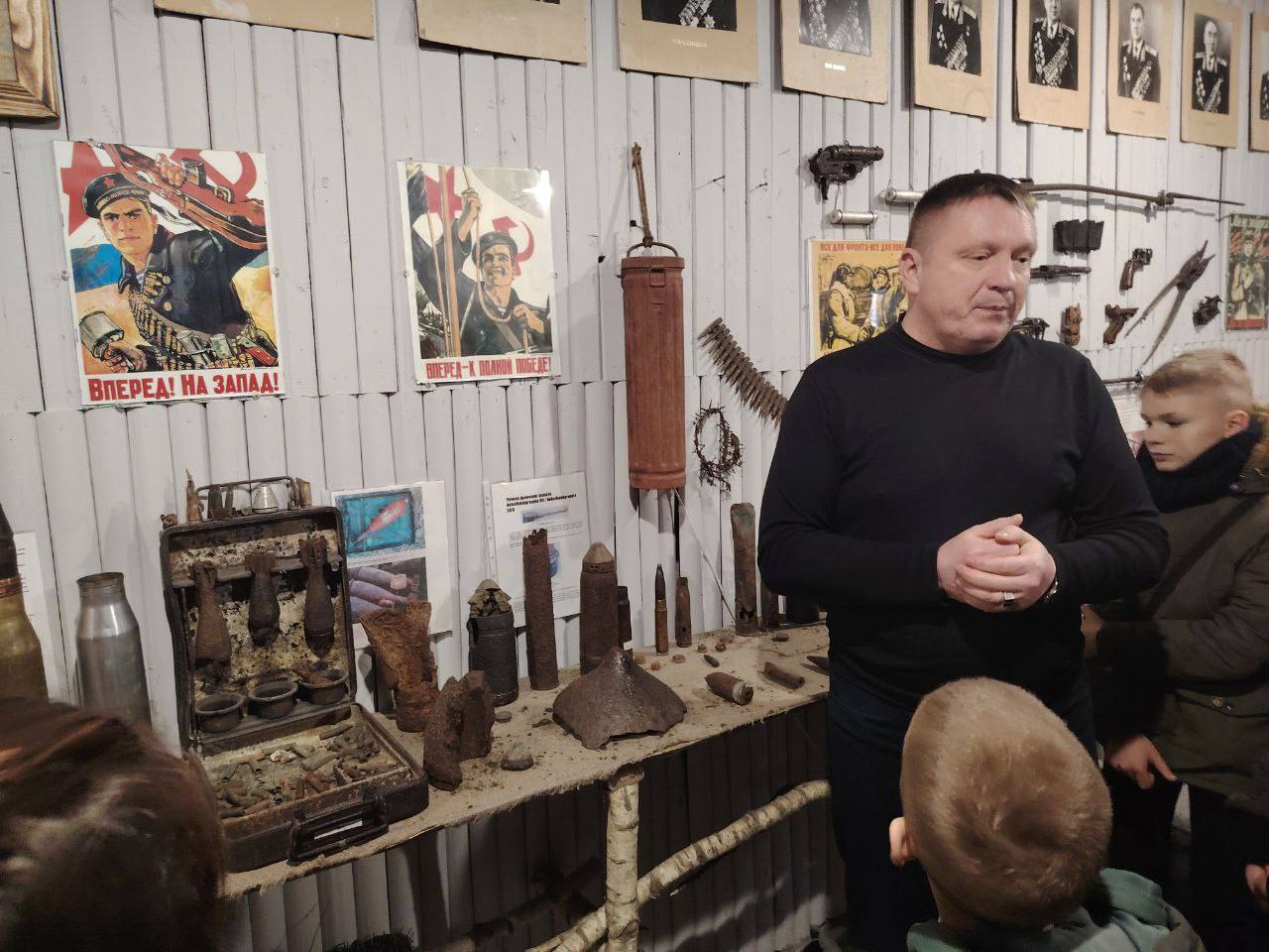 Учащиеся Жидченской средней школы посетили штаб-музей «Полесский солдат»