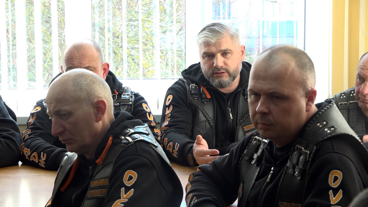 Начальник Пинского ОГАИ в начале очередного мотосезона встретился с байкерами
