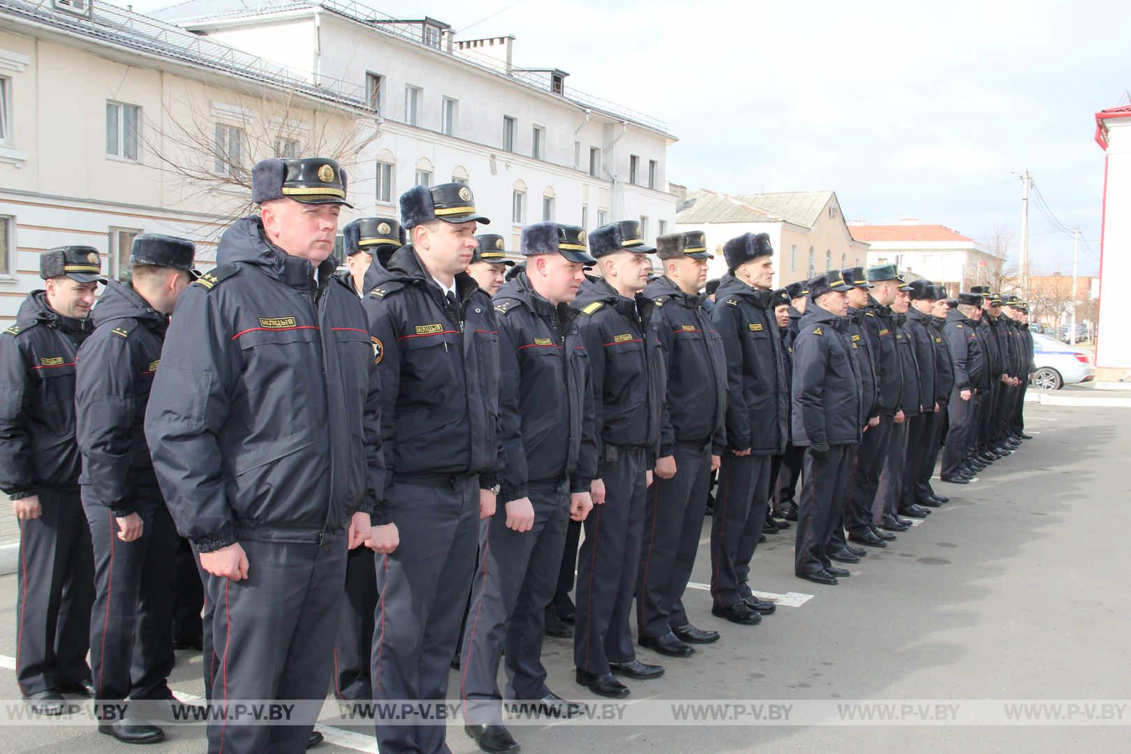 В День образования милиции на Пинщине открыли памятный знак сотрудникам, погибшим при исполнении служебных обязанностей