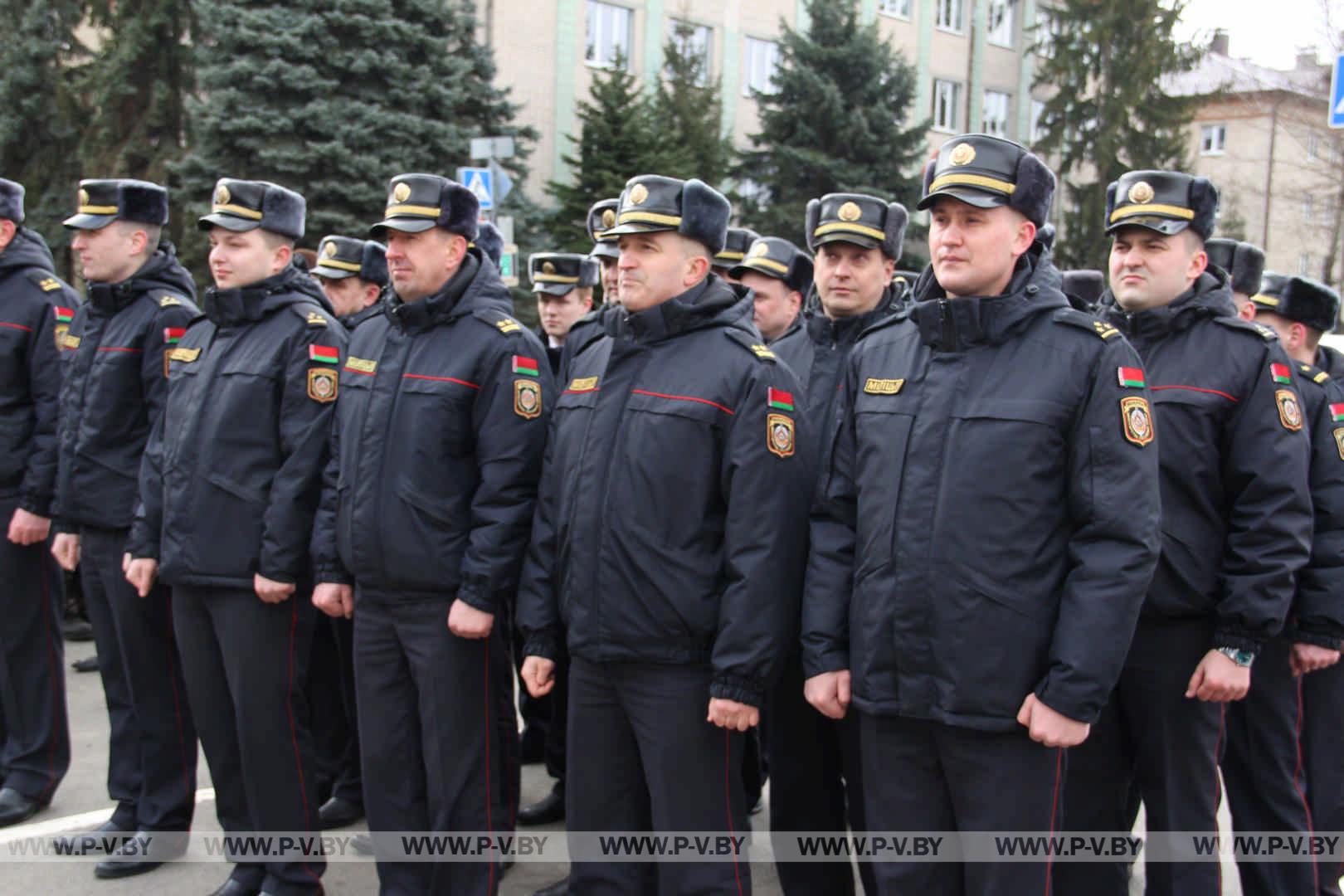 В День образования милиции на Пинщине открыли памятный знак сотрудникам, погибшим при исполнении служебных обязанностей