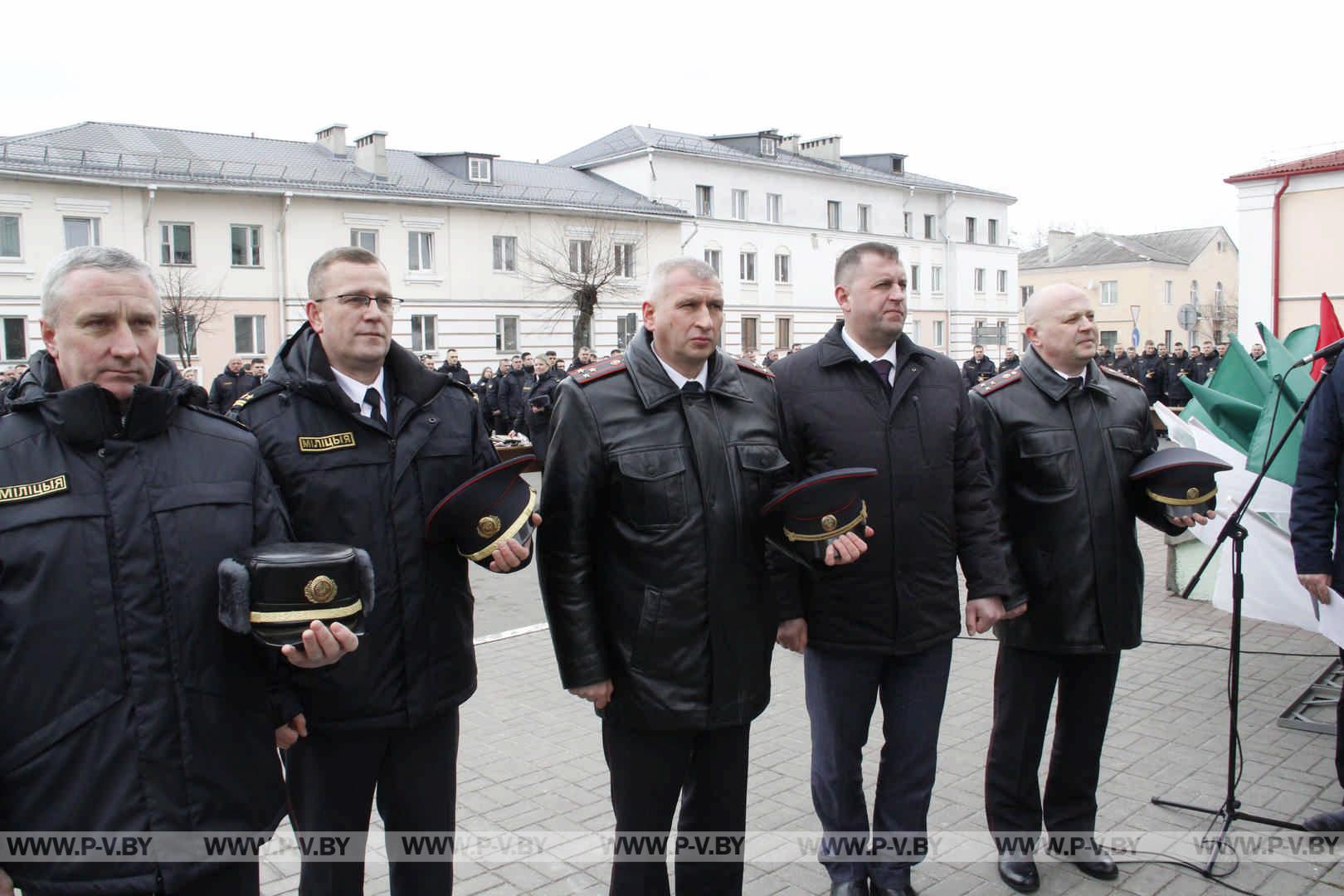 В День образования милиции на Пинщине открыли памятный знак сотрудникам, погибшим при исполнении служебных обязанностей