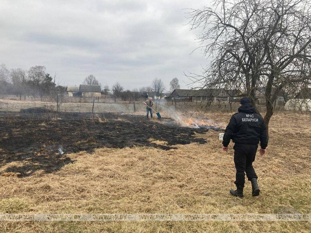 Горят леса, болота и поля