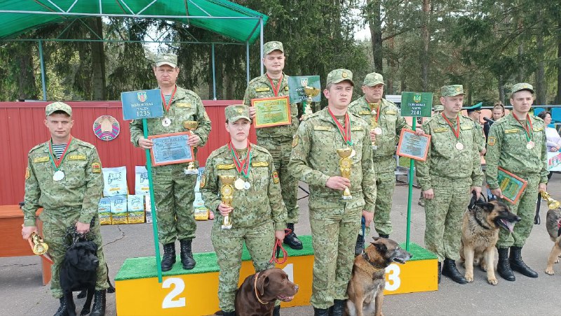 Пинские кинологи стали серебряными призёрами по служебному многоборью