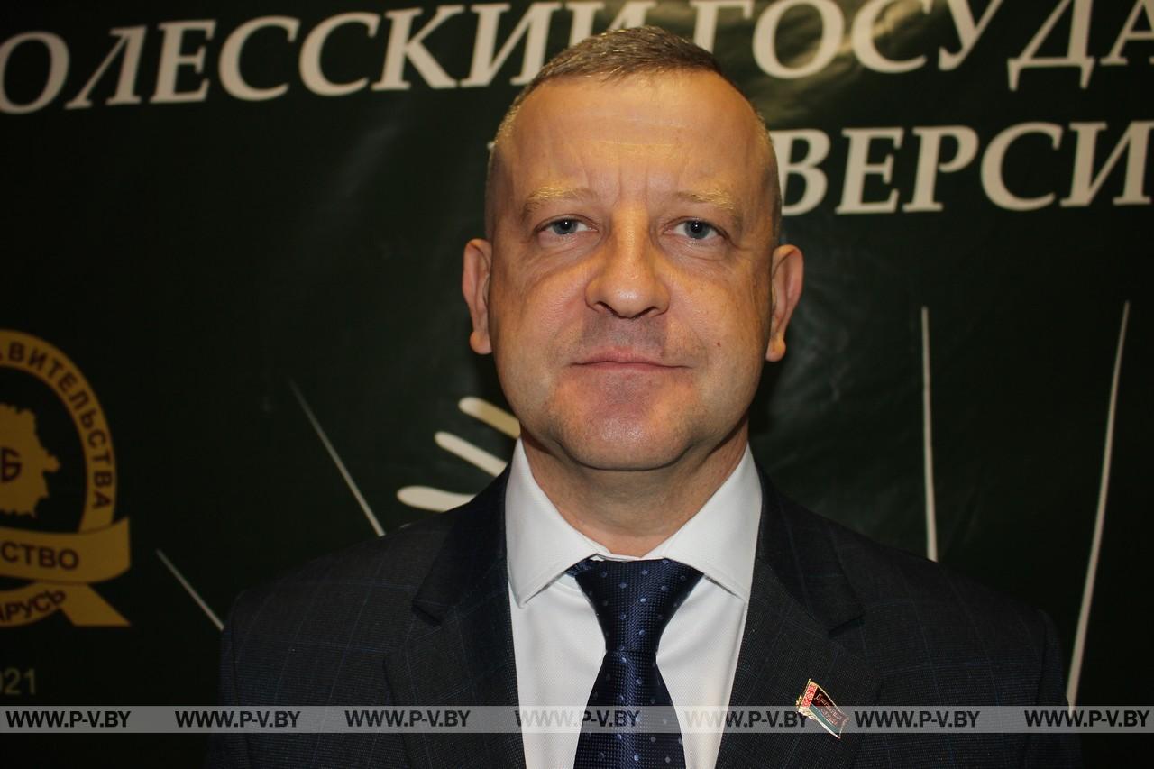 Визит Вадима Кравчука в ПолесГУ: поддержка выпускников и инновации в образовании