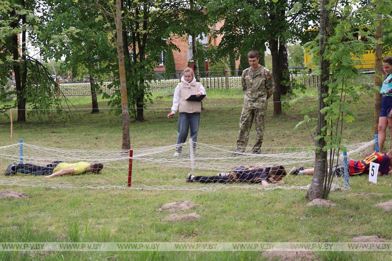 Районный этап республиканской военно-патриотической игры «Зарничка» состоялся в д. Охово