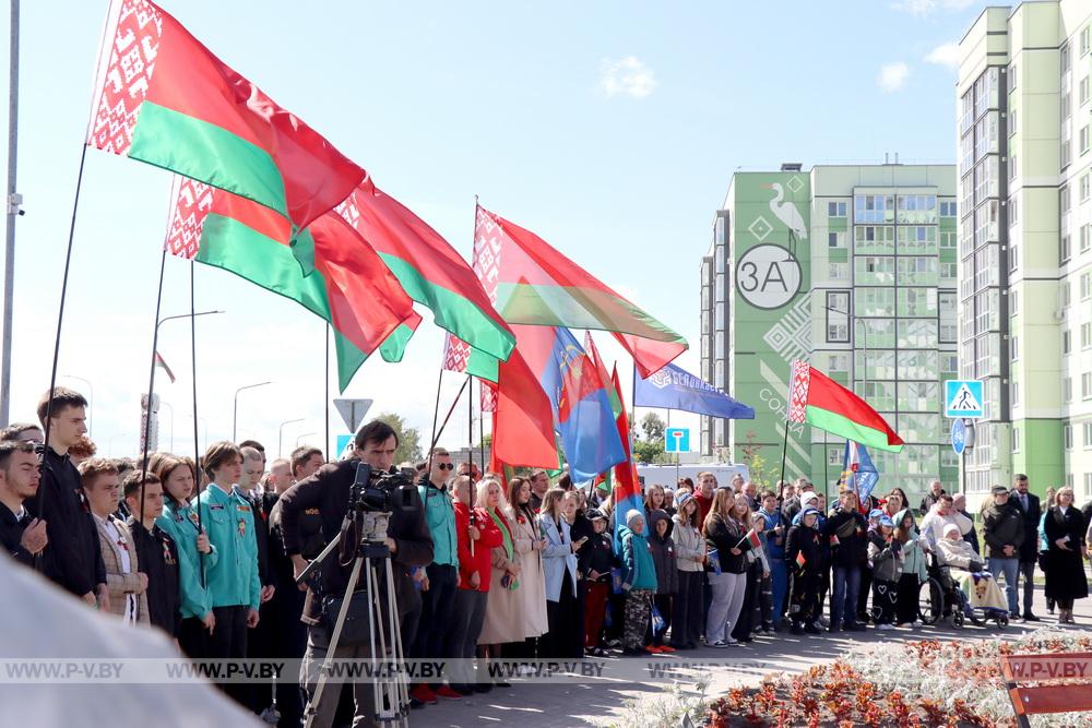 В Пинском районе открыли соборный памятник 80-летия Победы 