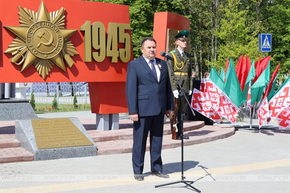 В Пинском районе открыли соборный памятник 80-летия Победы
