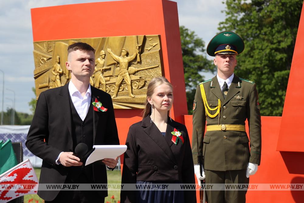 В Пинском районе открыли соборный памятник 80-летия Победы