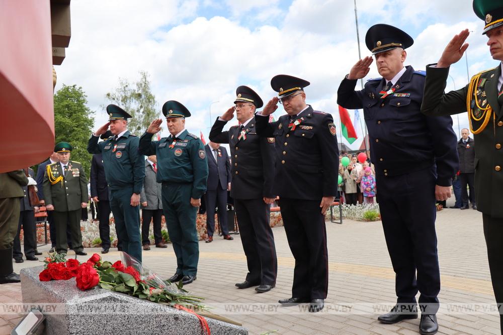В Пинском районе открыли соборный памятник 80-летия Победы