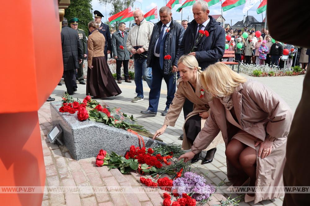 В Пинском районе открыли соборный памятник 80-летия Победы