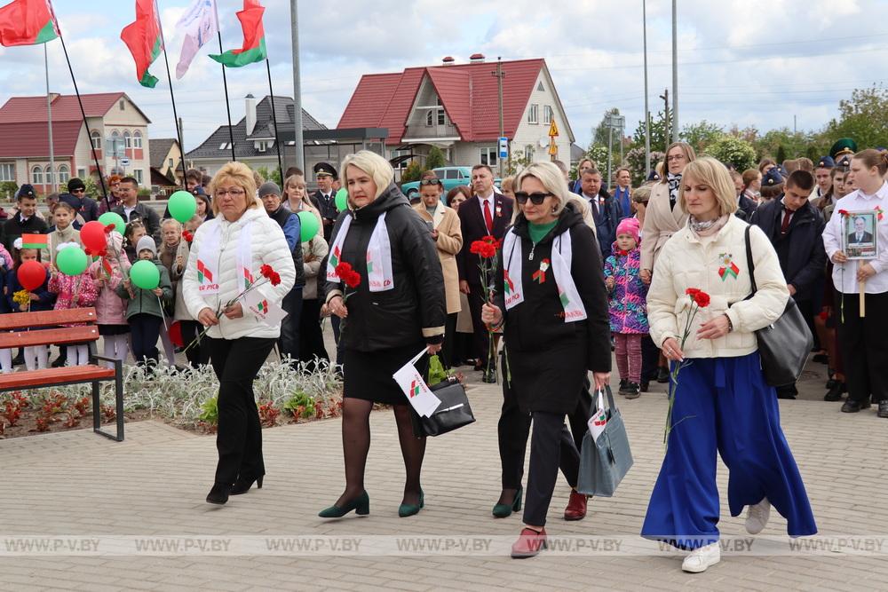 В Пинском районе открыли соборный памятник 80-летия Победы